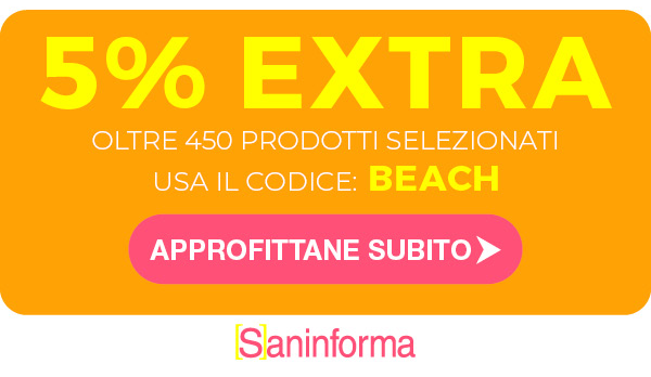 Codice BEACH: -5% Extra sui prodotti selezionati