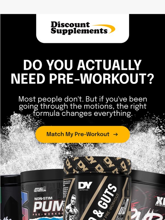 The honest answer to: should I take pre-workout?