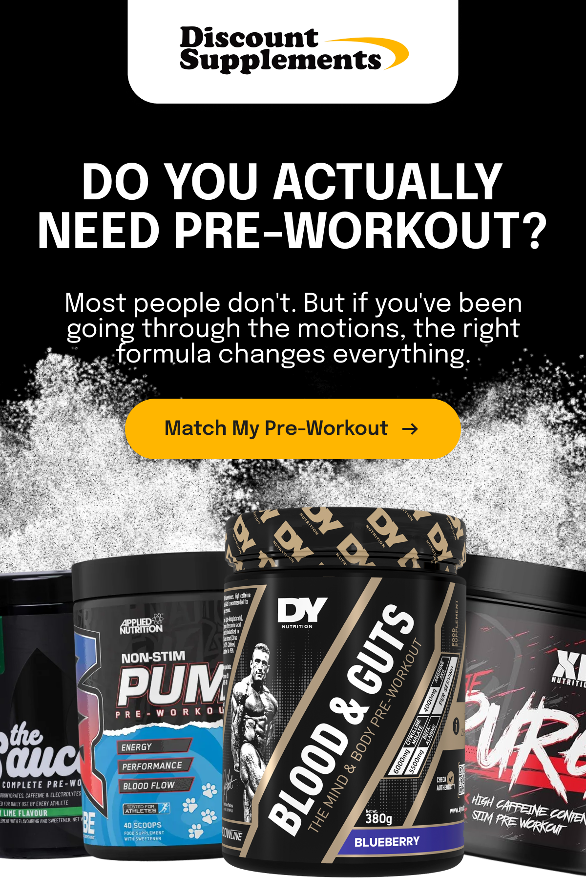 Match My Pre-Workout