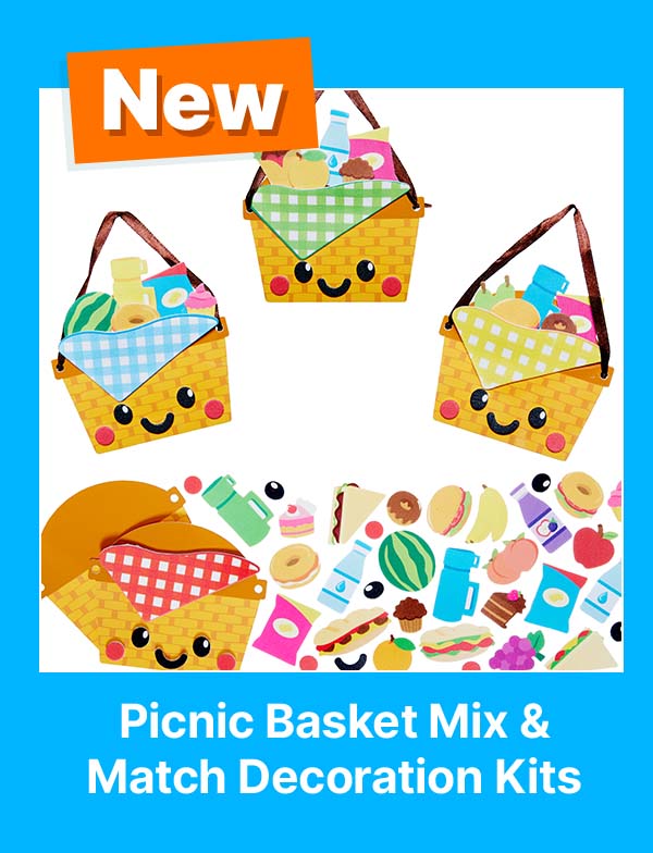 Picnic Basket Mix & Match Decoration Kits