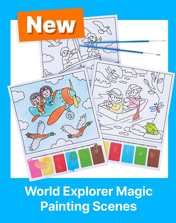 World Explorer Magic Painting Scenes