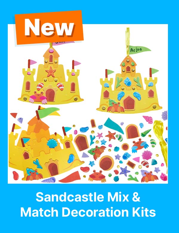 Sandcastle Mix & Match Decoration Kits