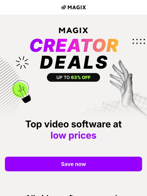AI-powered video editing, now up to 63% off