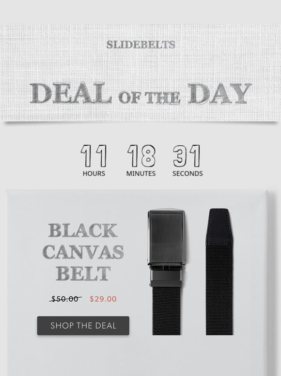 ⚡DEAL of the DAY⚡Black Canvas $29! Sale ends at midnight
