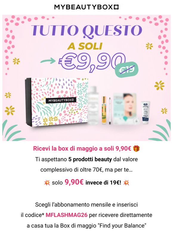 —, ricevi la box di maggio a soli 9,90€ 😱