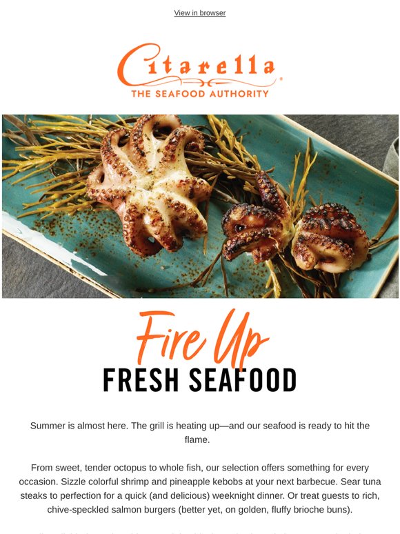 Sizzling Seafood for Grilling Season