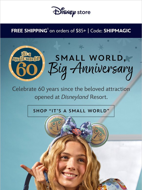 “it’s a small world” 60th Anniversary arrivals