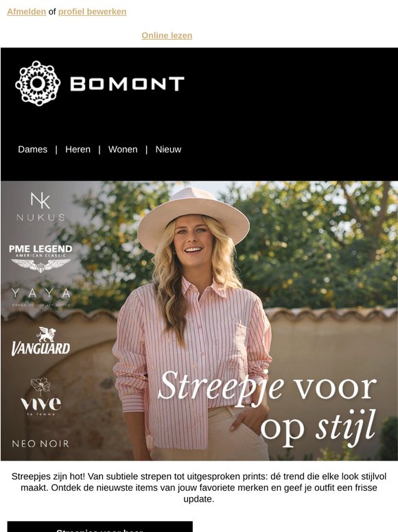 Een streepje voor op stijl ✨