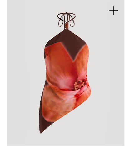 Plot Twist Top — Chocolate Blossom