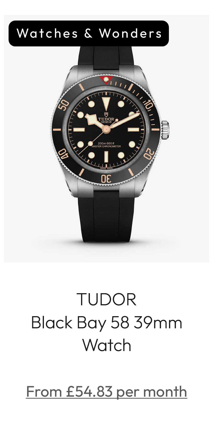 TUDOR Black Bay 58 39mm Watch M7939A1A0NU-0003