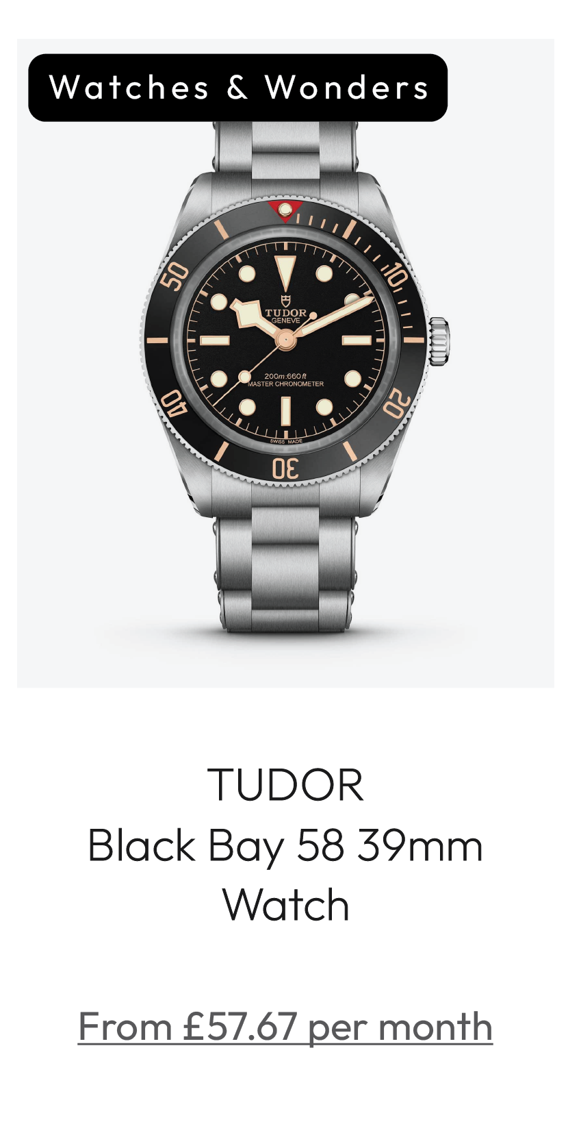 TUDOR Black Bay 58 39mm Watch M7939A1A0NU-0002