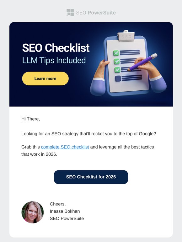 Your SEO Checklist for 2026