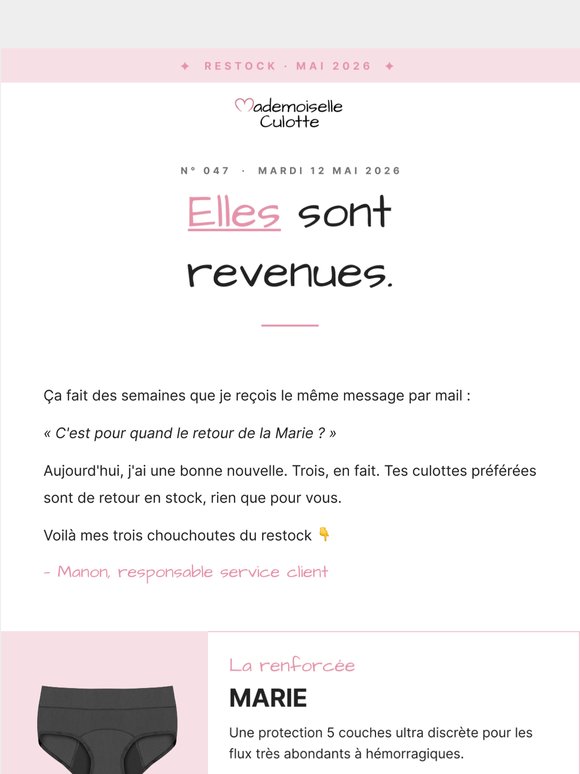 ELLES SONT REVENUES 🚨