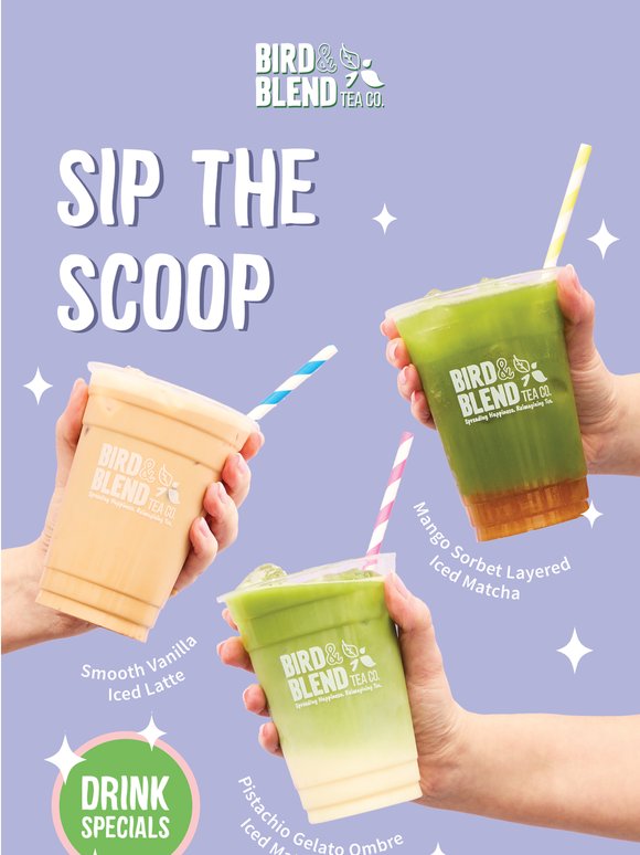 Drinks Specials = Ice Cream Icons 🍦