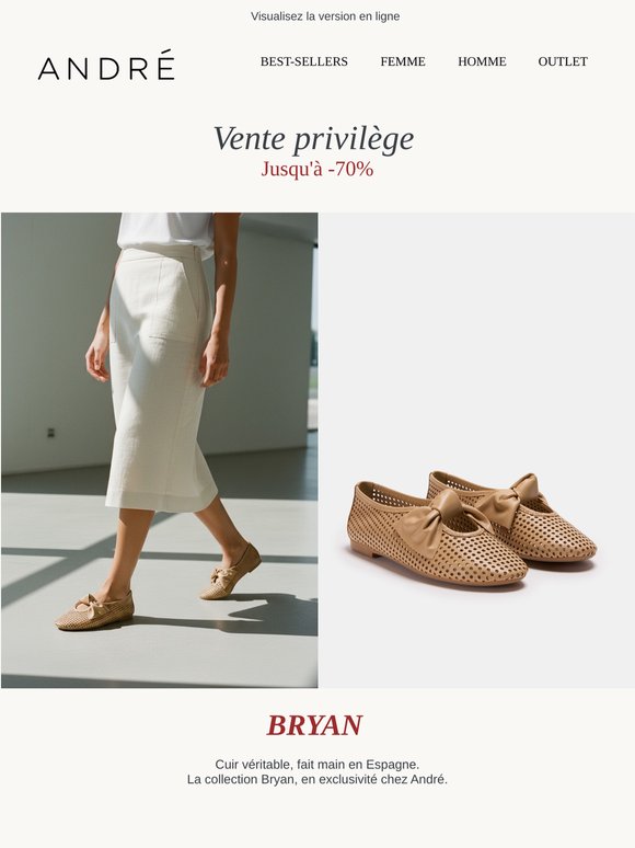 Vente privilège Bryan, les paires favorites de nos clientes
