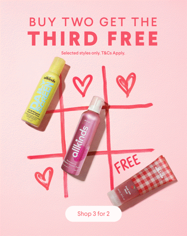 Shop 3 for 2