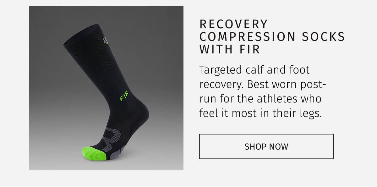 RECOVERY COMPRESSION SOCKS WITH FIR  | SHOP NOW 