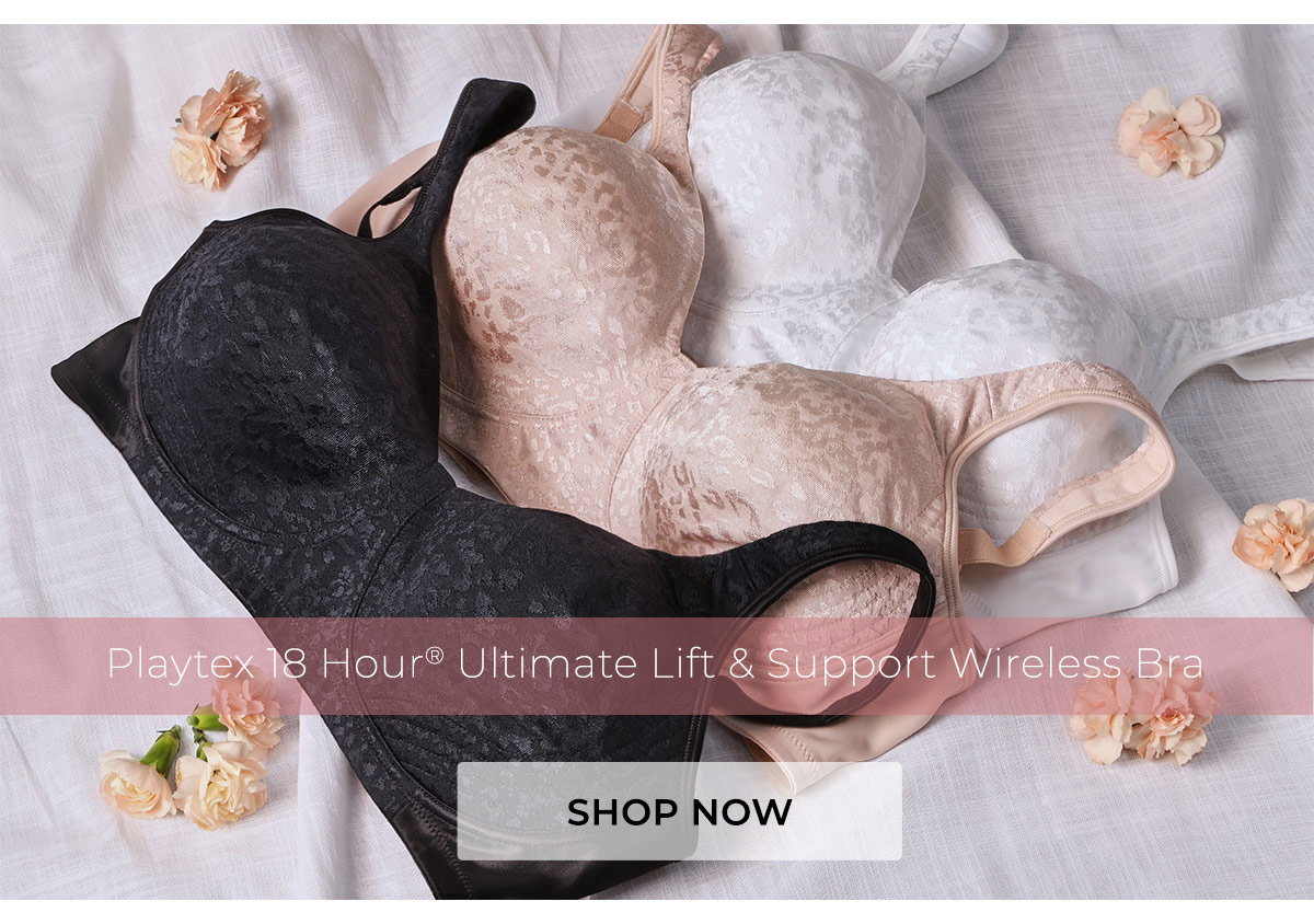 Playtex 18 Hour Ultimate Lift & Support Wireless Bra