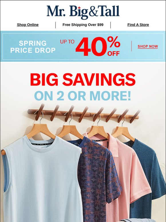 Double up and save!