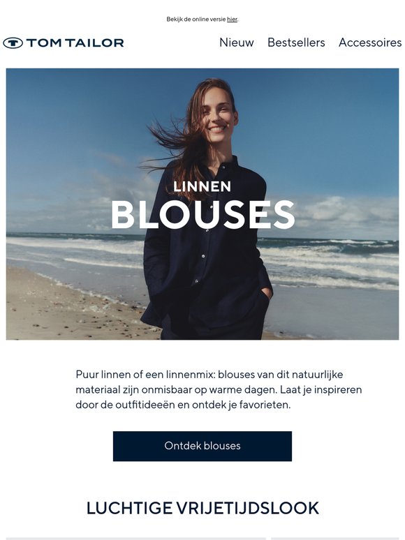 Luchtige, lichte linnen blouses voor warme dagen ☀️