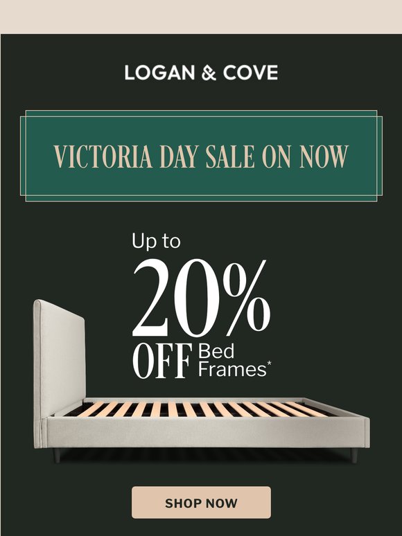 Victoria Day Sale: Bed Frame Offers on Now