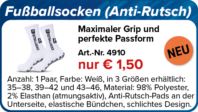NEU! Fußballsocken (Anti-Rutsch)