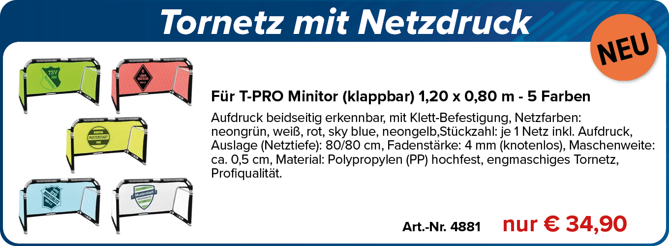 NEU! Tornetz mit Netzdruck