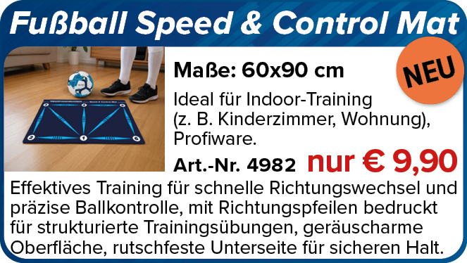 NEU! Fußball Speed & Control Mat
