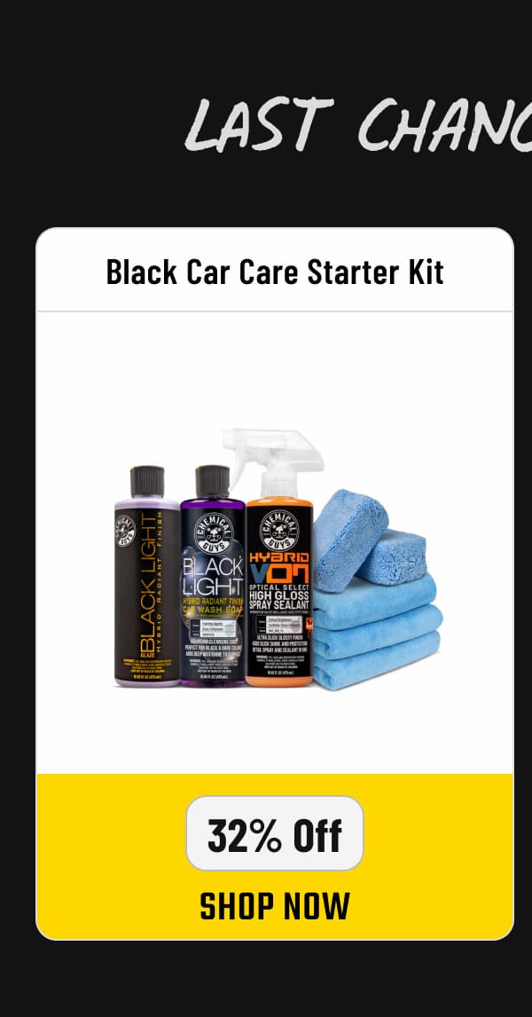 Black Car Care Starter Kit