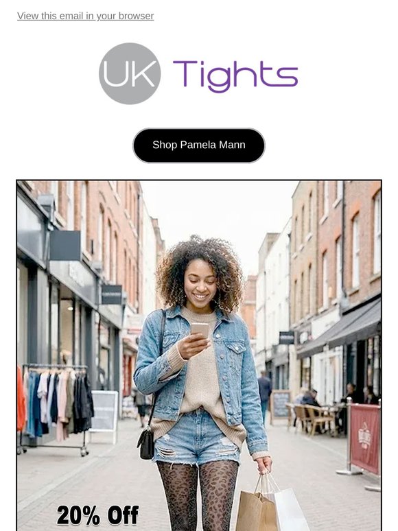 Save a huge 20% on Pamela Mann - A truly British brand