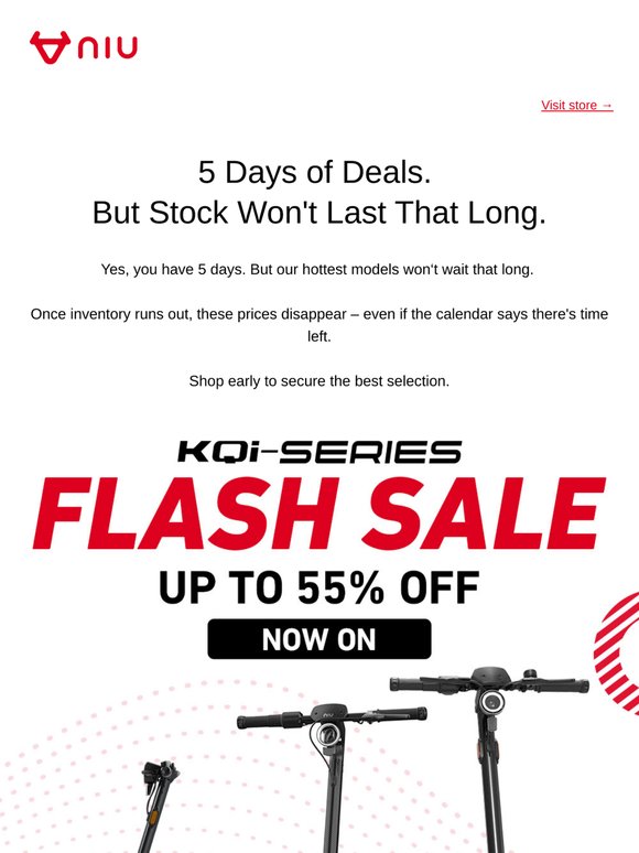 ⚡ Flash Sale: Up to 55% Off – 5 Days Only