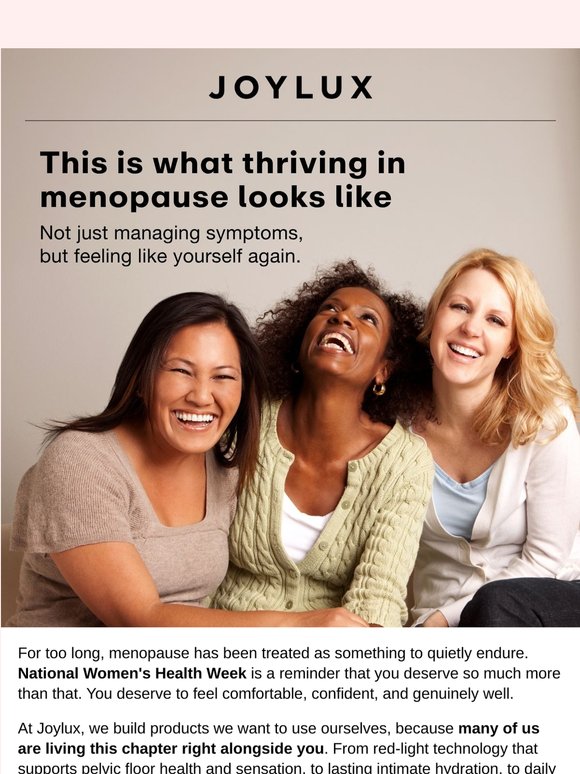 Menopause isn't the end of anything