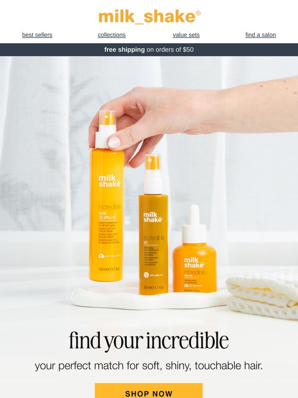 incredible care for incredible hair 💛