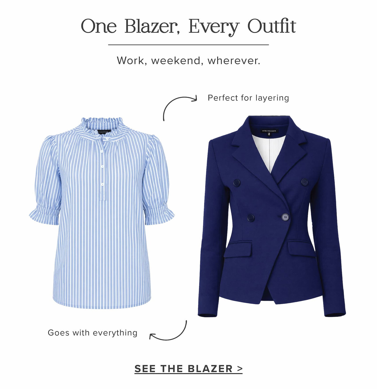 One blazer, every outfit