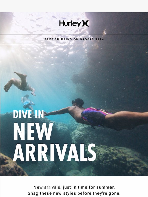 New arrivals are *here*