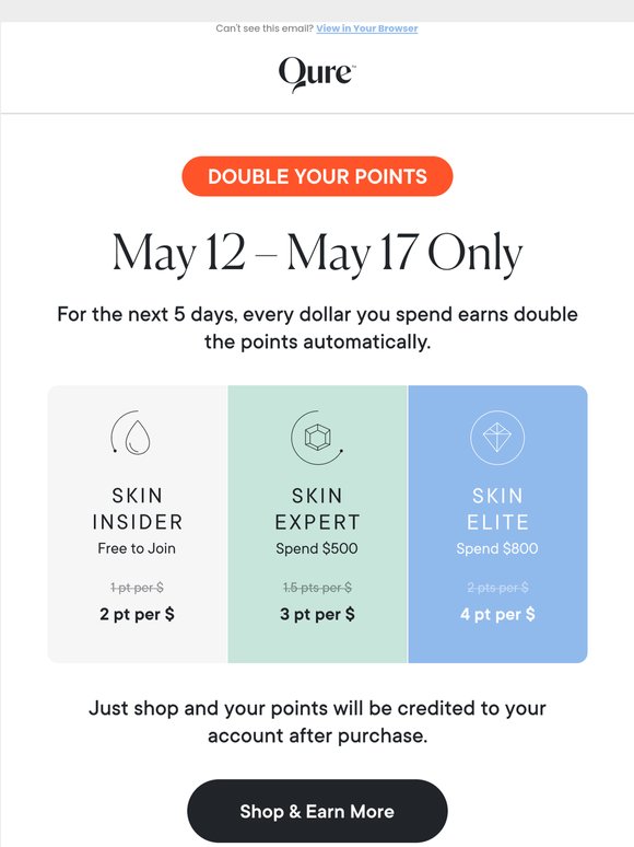 Beautiful, your points are worth more right now