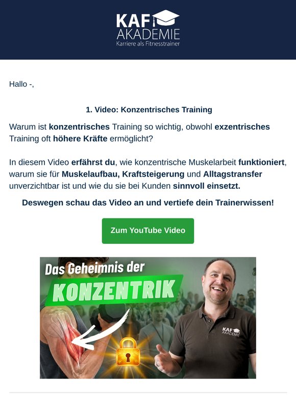 Konzentrisches Training