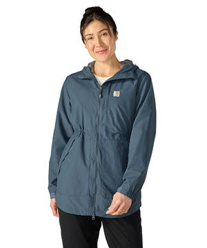 Carhartt Women's Rockford Rain Jacket - Iron Blue at Dave's New York