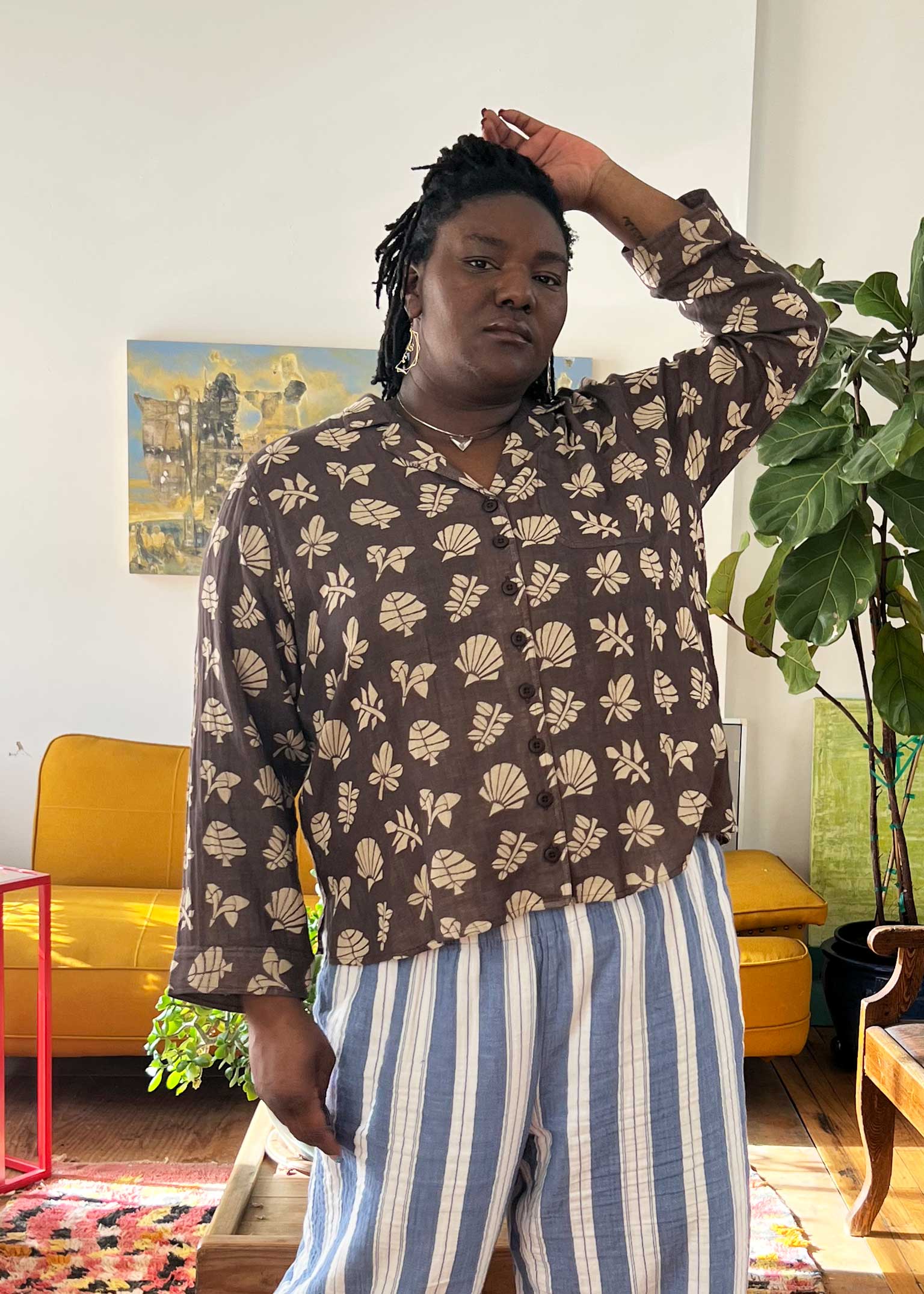 Image of diego shirt | spring 26 | botanical