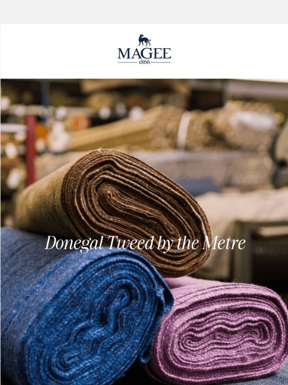 Discover our iconic tweed by the metre...