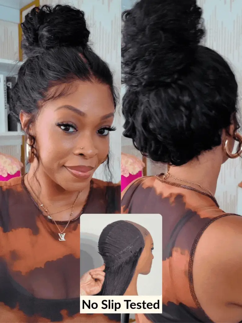 Sunber 13x6/ 7x5 HD Wet And Wavy Water Wave Bye Bye Knots Pre-Cut Lace Frontal Wigs With Elastic Drawstring