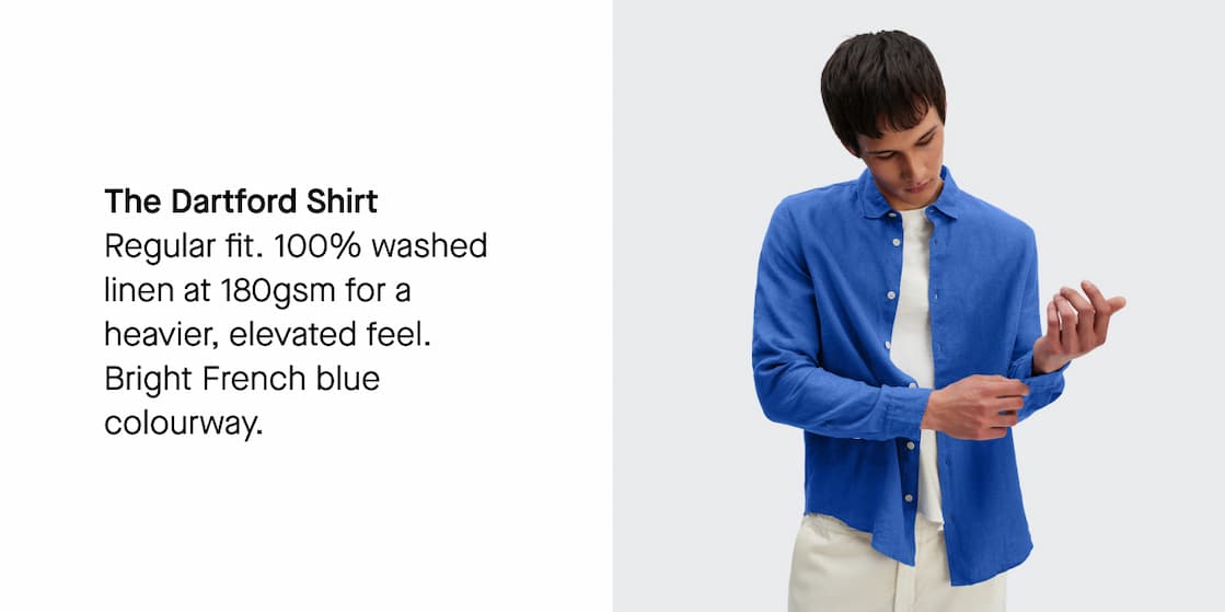 Whiting - Blue And Ecru Oran Check Overshirt