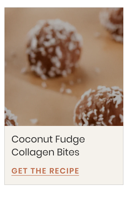 Coconut Fudge Collagen Bites