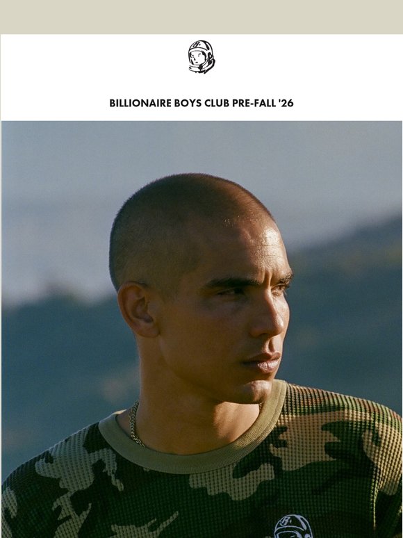 New: Billionaire Boys Club Pre-Fall '26