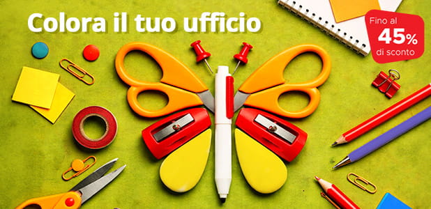 Colora il tuo ufficio con Sconti fino al 45%