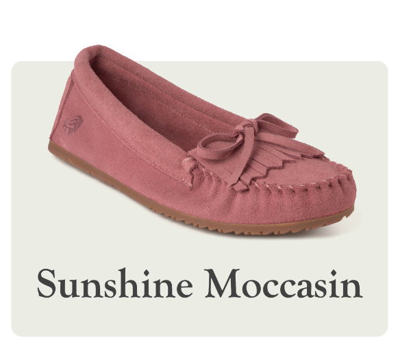 Sunshine Moccasin in Dusty Rose | Shop Now