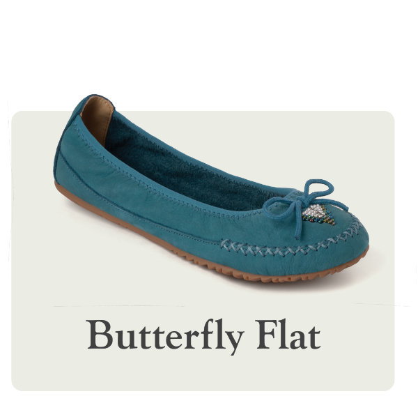 Butterfly Flat in Dark Teal | Shop Now