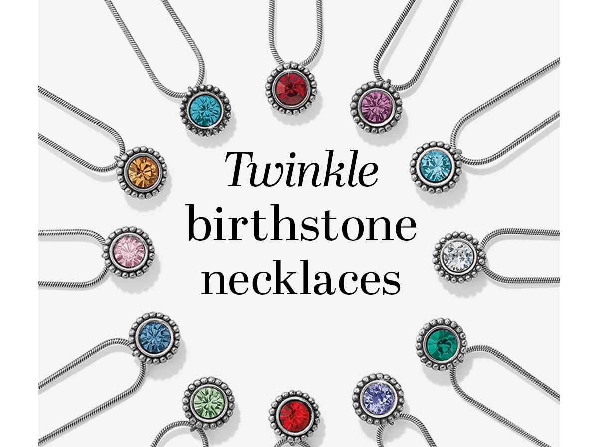 Twinkle Birthstone Necklaces - Shop Now