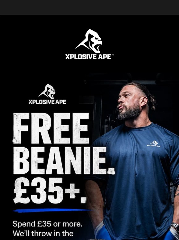 FREE Beanie. No Catch. 🦍