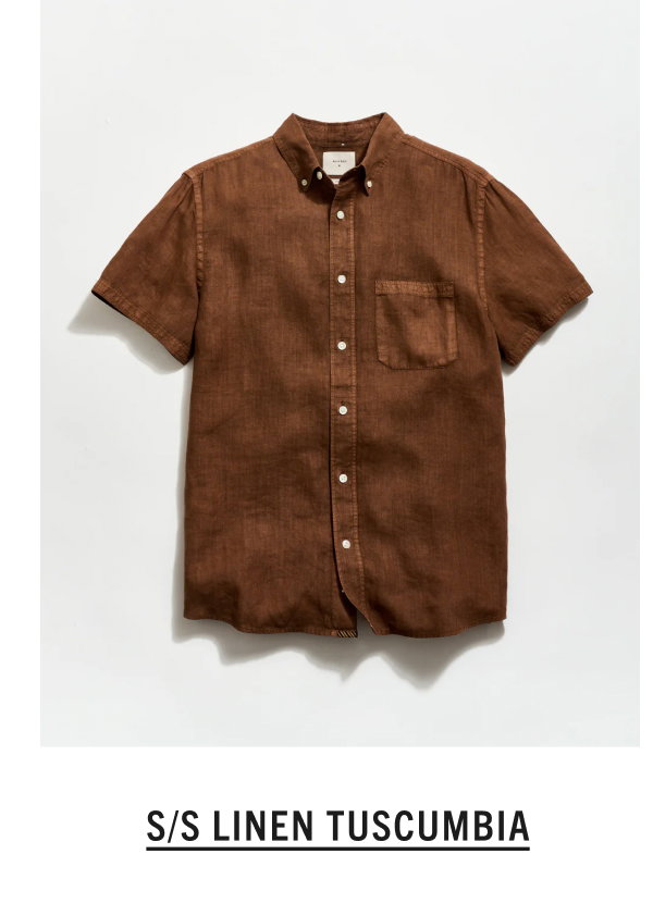 Short Sleeve Linen Tuscumbia Shirt
